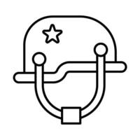 Helmet Icon Design vector