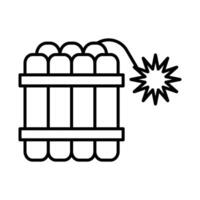 Dynamite Icon Design vector