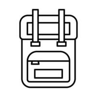 Backpack Icon Design vector
