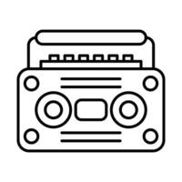 Boombox Icon Design vector