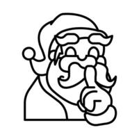 Secret Santa Icon Design vector