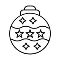 Christmas Ball Icon Design vector