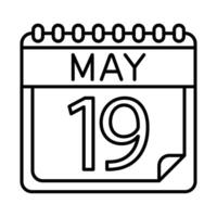 May Icon Design For Personal And Commercial Use vector