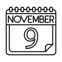 November Icon Design For Personal And Commercial use. vector