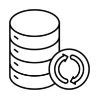 Backup Icon Design For Personal And Commercial Use. vector