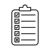 Task List Icon Design For Personal And Commercial Use. vector