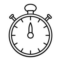 Chronometer Icon Design For Personal And Commercial Use. vector