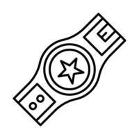 Champion Belt Icon Design For Personal And Commercial Use. vector