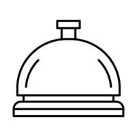 Hotel Bell Line Icon vector