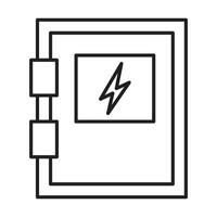 Fuse Box Icon Design vector