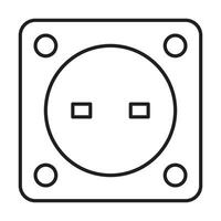 Socket Icon Design vector