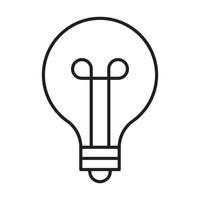 Light Bulb Icon Design vector
