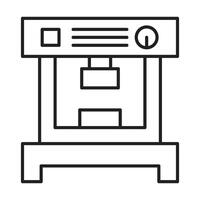 Hydraulic Press Icon Design vector