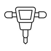 Jackhammer Icon Design vector