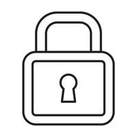 Lock Icon Design vector