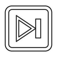 Skip Icon Design vector