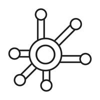 Network Icon Design vector
