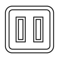 Pause Icon Design vector