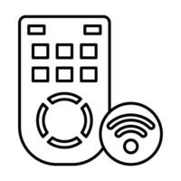 Remote Control Line Icon vector
