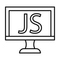 Javascript Icon Design vector