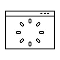 Loading Icon Design vector