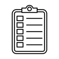 Checklist Icon Design vector