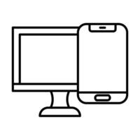 Responsive Design Icon Design vector