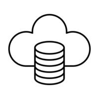 Cloud Computing Icon Design vector