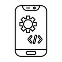 App Development Icon Design vector