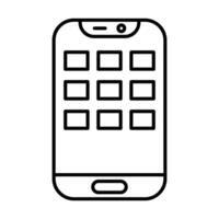 Mobile App Icon Design vector