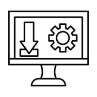 Landing Page Icon Design vector