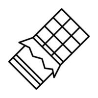 Chocolate Bar Icon Design vector