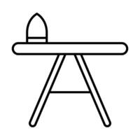 Iron Table Icon Design vector