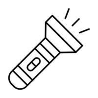 Torch Icon Design vector