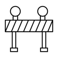 Road Block Icon Design vector
