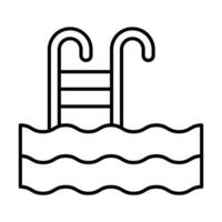 diseño de icono de piscina vector