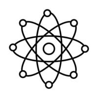 Atom Icon Design vector