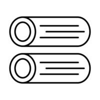 Tablas de madera icono diseño vector