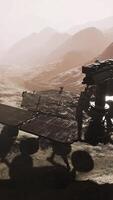 Opportunity Mars exploring the surface of red planet video