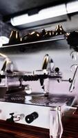 Close-up of espresso coffee machine video