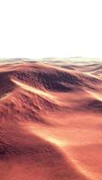 sanddyner vid solnedgången i saharaöknen i Marocko video