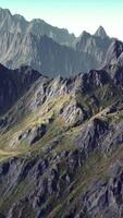 Panoramic View of Mountain Range From Hilltop video