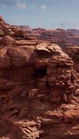 Rocky Landscape With Distant Mountain video