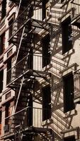 Tall Building With Fire Escape video