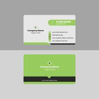 Minimal corporate business card. simple and clean business card. vector