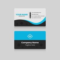 Minimal corporate business card. simple and clean business card. vector