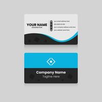 Minimal corporate business card. simple and clean business card. vector