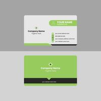 Minimal corporate business card. simple and clean business card. vector