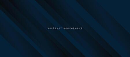 Three-dimensional dark blue abstract background vector