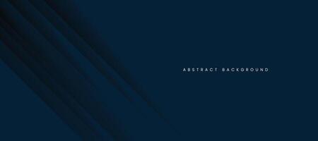 Three-dimensional dark blue abstract background vector